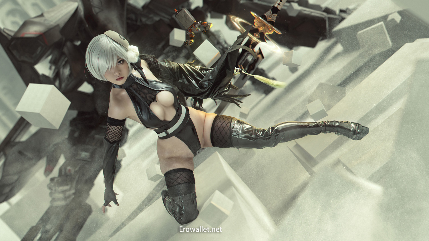 The Allure of 2B: A Stunning Cosplay Performance